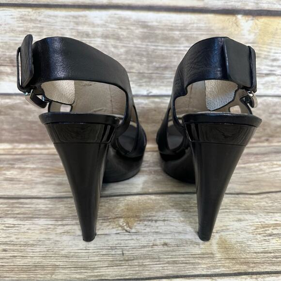 Michael Kors size 8 Carla stack stiletto heel in black - Picture 4 of 7